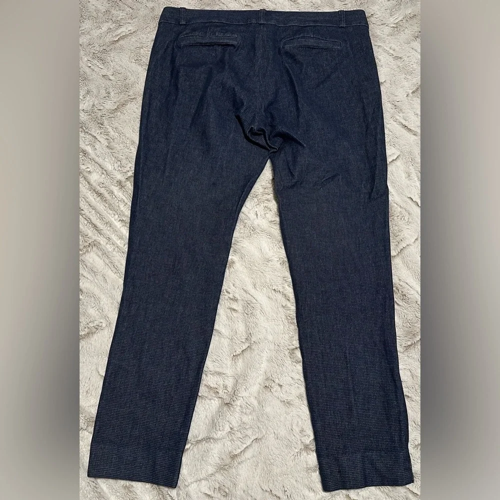 Banana Republic Sloan Pants Blue Chambray Slim Ankle - Picture 12 of 15